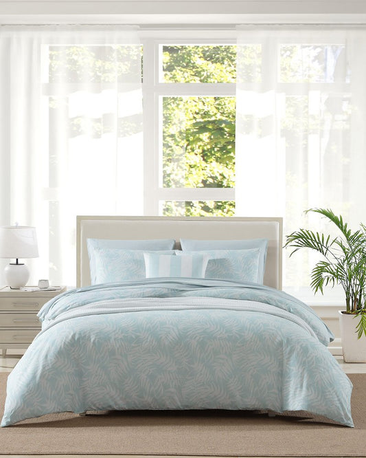 Tommy Bahama | Art of Palms 3-Piece Full/Queen Comforter Set / Blue