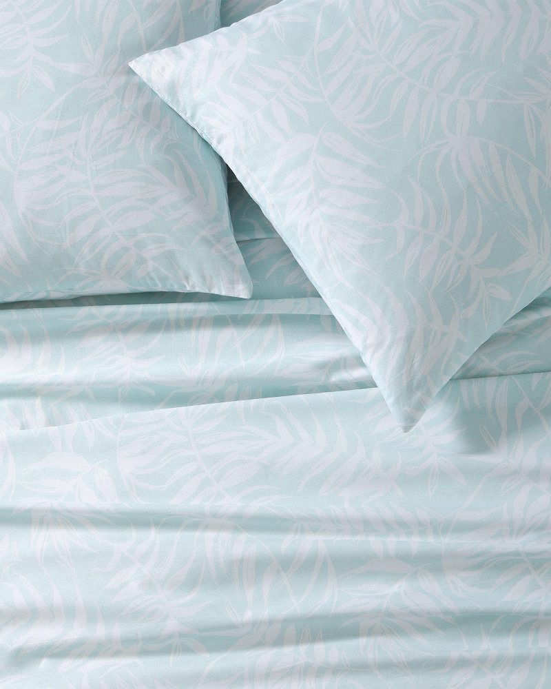 Tommy Bahama | Art of Palms 3-Piece Full/Queen Comforter Set / Blue