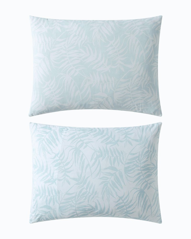 Tommy Bahama | Art of Palms 3-Piece Full/Queen Comforter Set / Blue