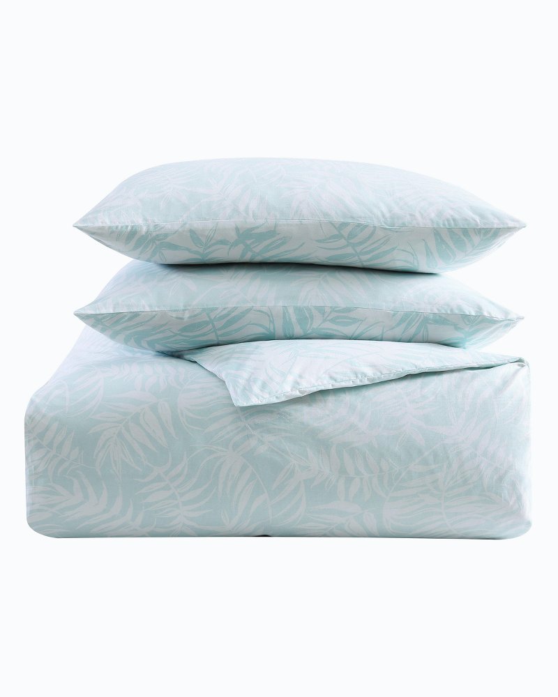 Tommy Bahama | Art of Palms 3-Piece Full/Queen Comforter Set / Blue