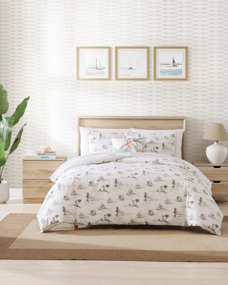 Tommy Bahama | Beach Club 3-Piece Full/Queen Comforter Set / Grey