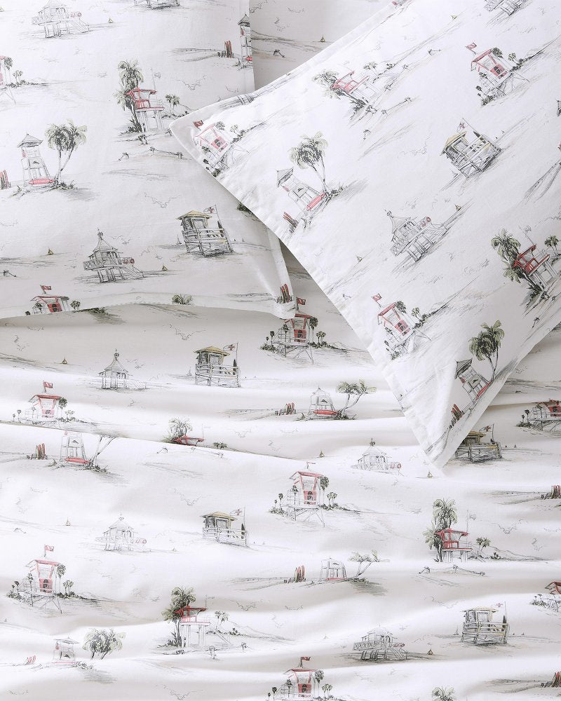 Tommy Bahama | Beach Club 3-Piece Full/Queen Comforter Set / Grey