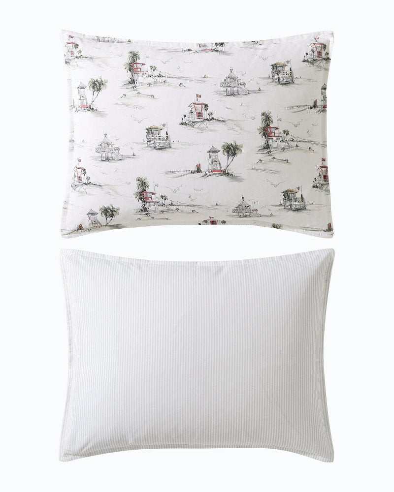 Tommy Bahama | Beach Club 3-Piece Full/Queen Comforter Set / Grey