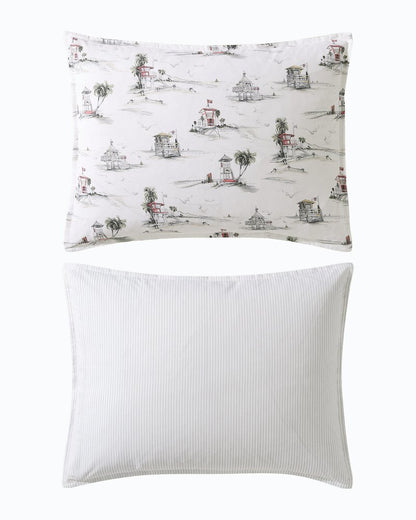 Tommy Bahama | Beach Club 3-Piece Full/Queen Comforter Set / Grey