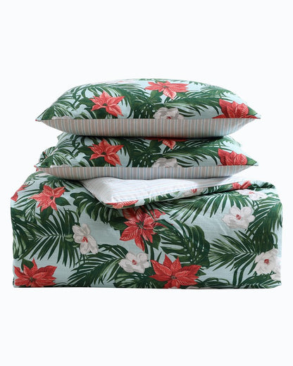Tommy Bahama | Festive Palms Reversible Full/Queen 3-Piece Comforter Set / Multicolor