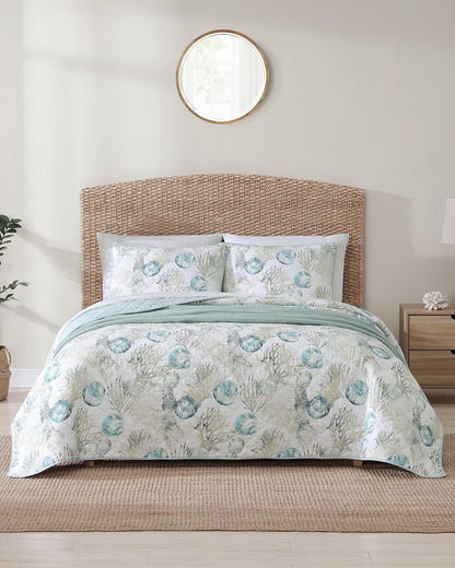 Tommy Bahama | Freeport 3-Piece Full/Queen Quilt Set / Blue