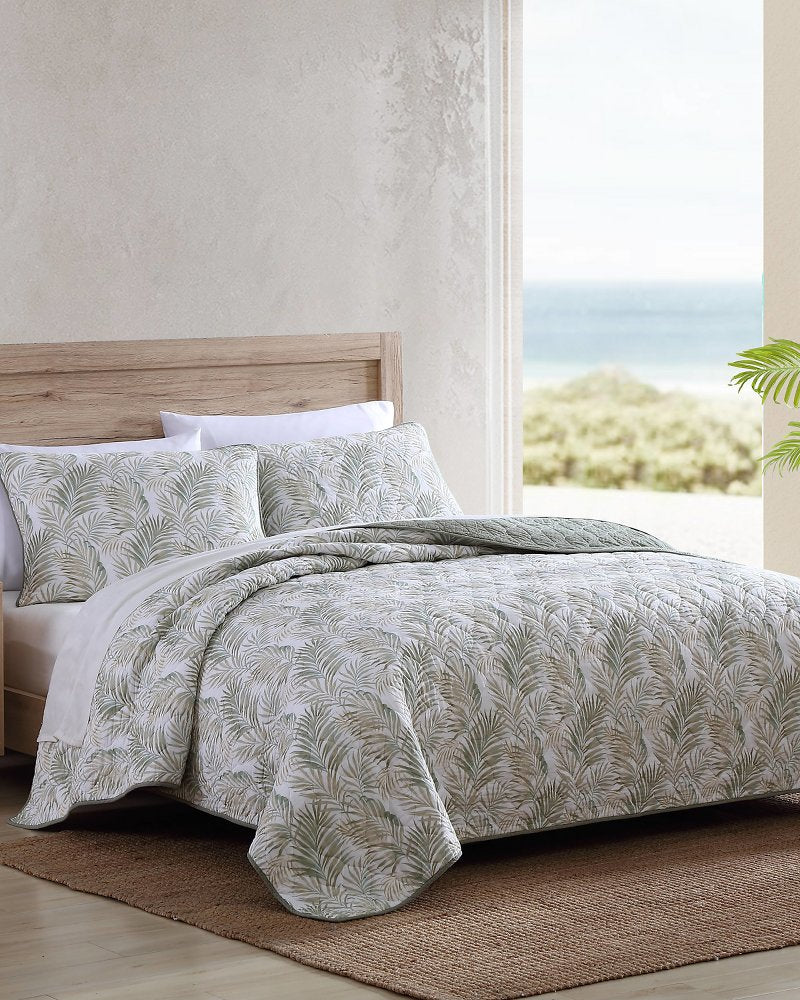 Tommy Bahama | Maui Palm 2-Piece Twin Quilt Set / Green