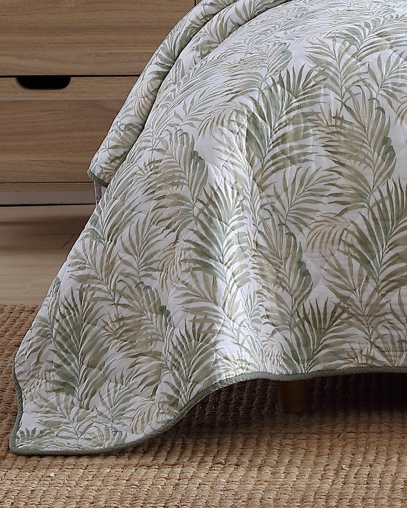 Tommy Bahama | Maui Palm 3-Piece Full/Queen Quilt Set / Green