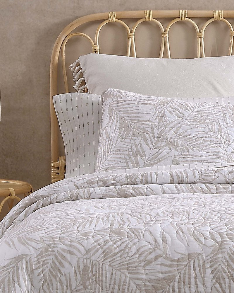 Tommy Bahama | Palmday 2-Piece Twin Quilt Set / Brown