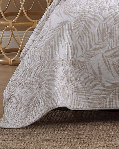 Tommy Bahama | Palmday 2-Piece Twin Quilt Set / Brown