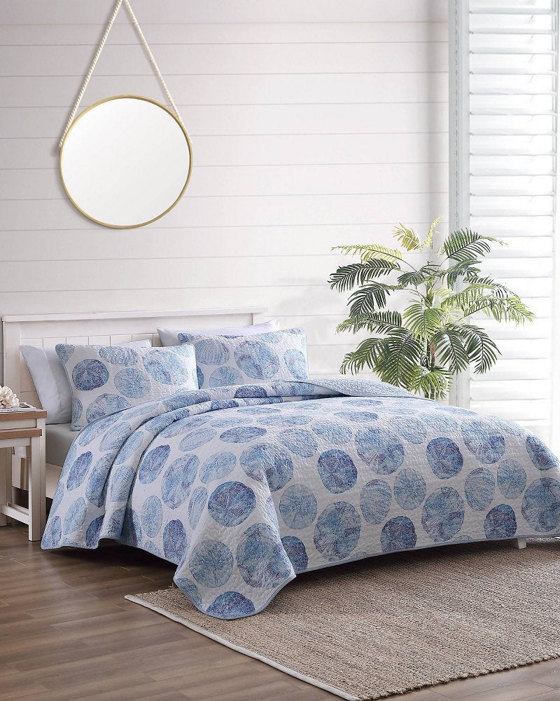 Tommy Bahama | Ocean Isle 2-Piece Twin Quilt Set / Blue