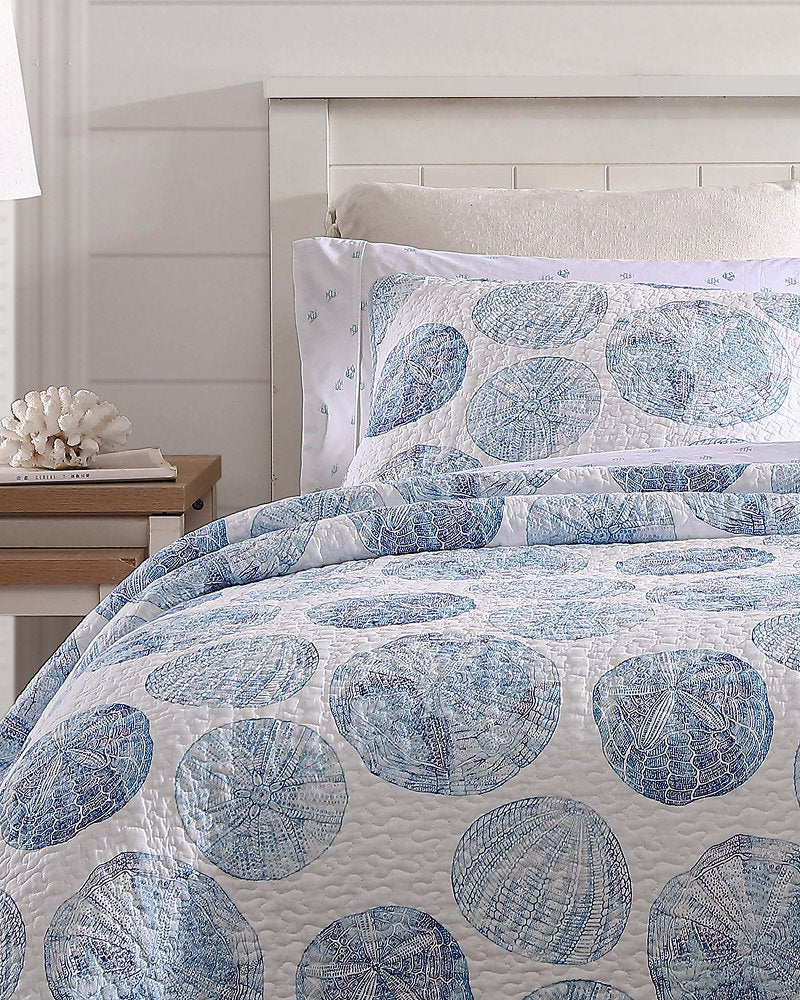 Tommy Bahama | Ocean Isle 2-Piece Twin Quilt Set / Blue