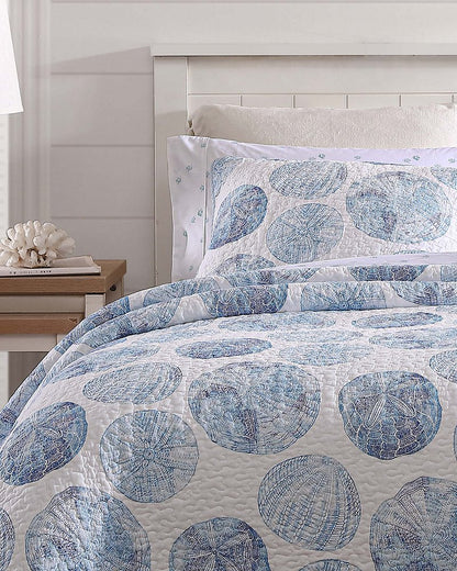 Tommy Bahama | Ocean Isle 2-Piece Twin Quilt Set / Blue