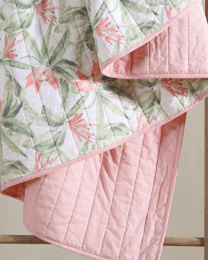 Tommy Bahama | Acapulco Palms Reversible 2-Piece Twin Quilt Set / Green