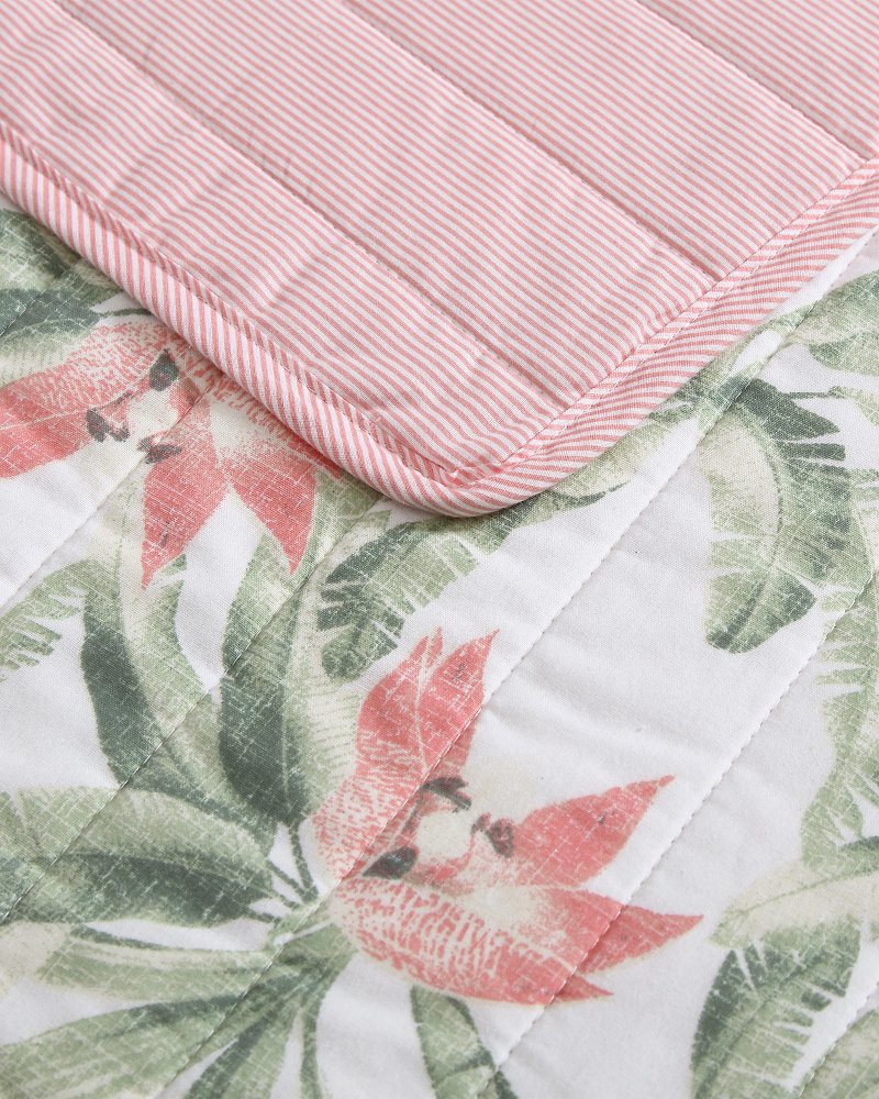 Tommy Bahama | Acapulco Palms Reversible 2-Piece Twin Quilt Set / Green