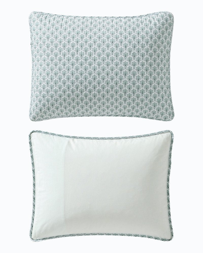 Tommy Bahama | Coastal Batik 3-Piece King Quilt Set / Spring Green