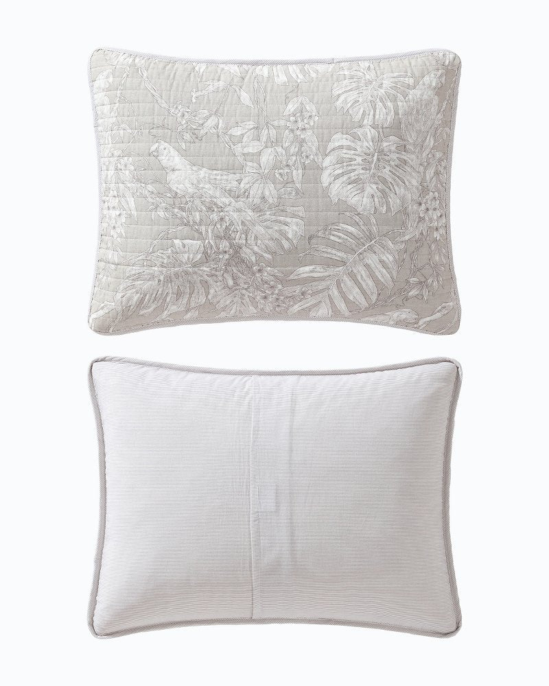 Tommy Bahama | Jungle Toile Reversible 3-Piece Full/Queen Quilt Set / Beige