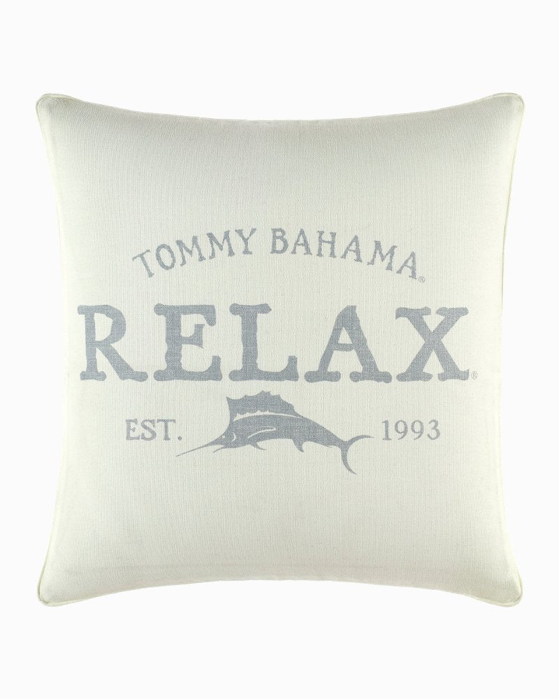 Tommy Bahama | Relax Decorative Pillow / Grey