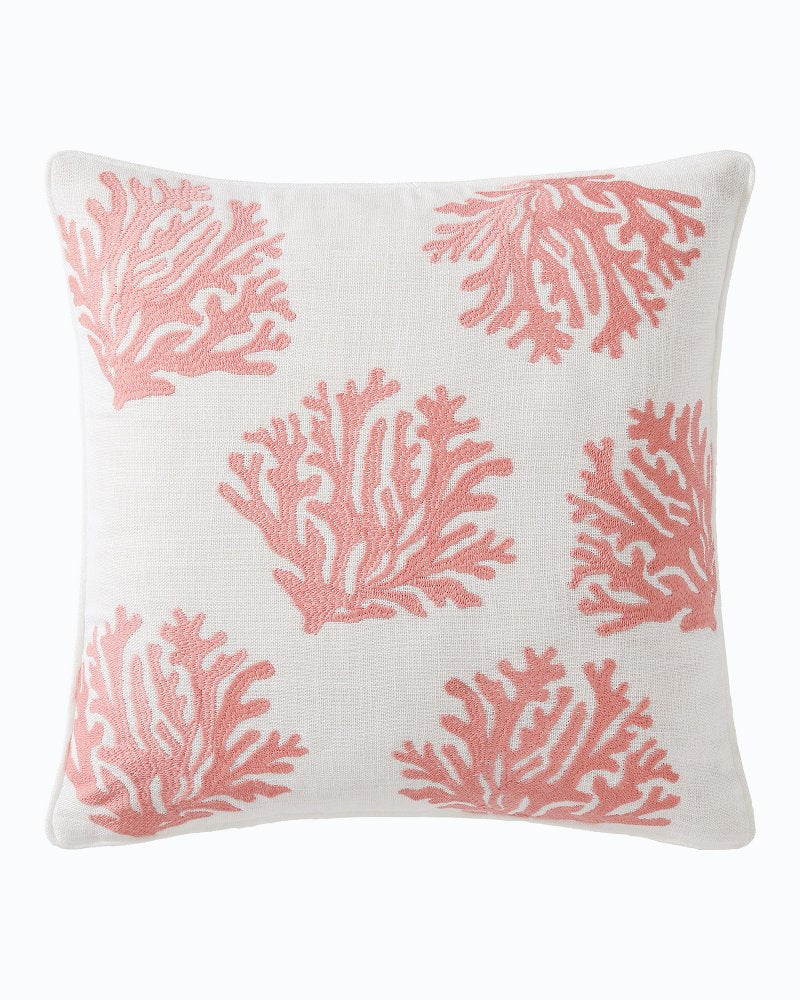 Tommy Bahama | Coral Island Decorative Pillow / Coral