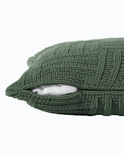Tommy Bahama | Chain Basket Decorative Pillow / Green