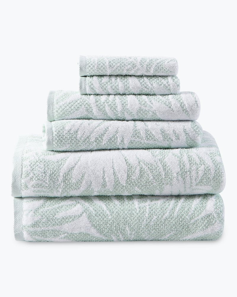 Tommy Bahama | Lago Palm 6-Piece Towel Set / Green