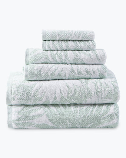 Tommy Bahama | Lago Palm 6-Piece Towel Set / Green