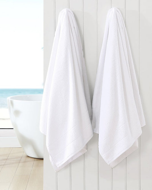 Tommy Bahama | Island Retreat 2-Piece Bath Sheet Set / White