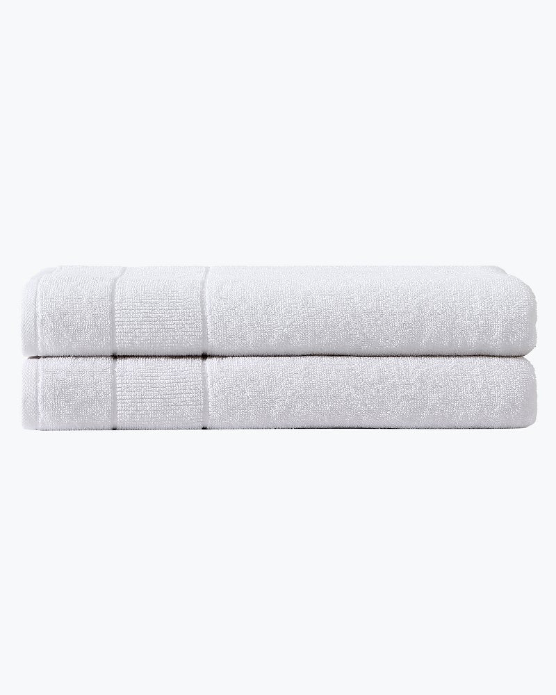 Tommy Bahama | Island Retreat 2-Piece Bath Sheet Set / White