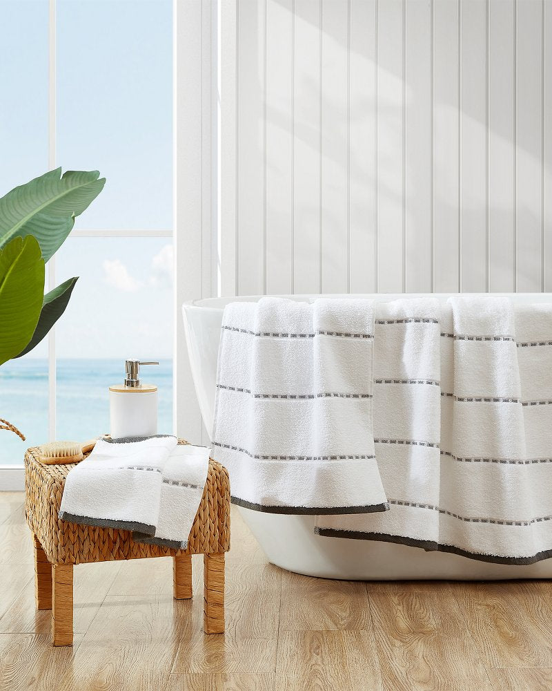 Tommy Bahama | Ridley Grey 3-Piece Towel Set / Grey