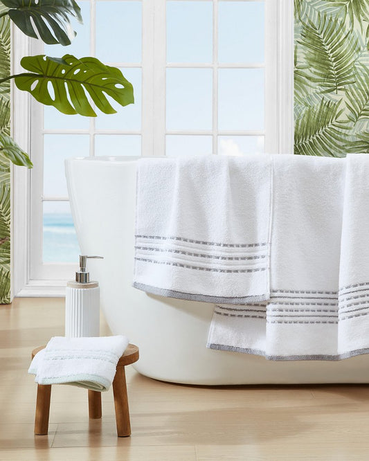 Tommy Bahama | Cliff Side Grey 3-Piece Towel Set / Grey