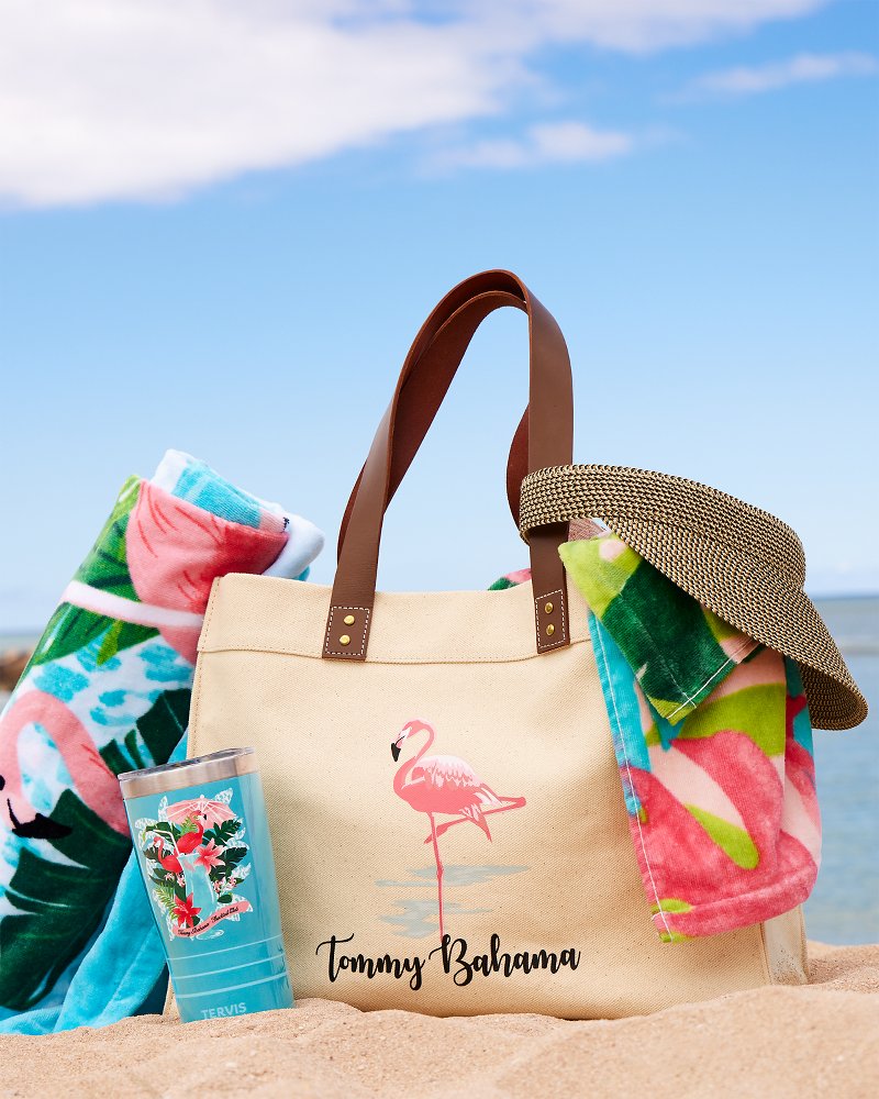 Tommy Bahama | Flocktail Club & Fiesta Jungle Beach Towels - Set of 2 / Multicolor
