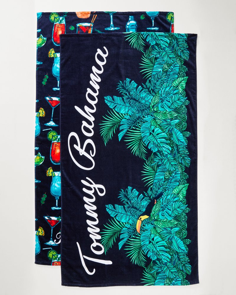 Tommy Bahama | All Nighter & Baja Who Can Toucan Beach Towels — Set of 2 / Multicolor