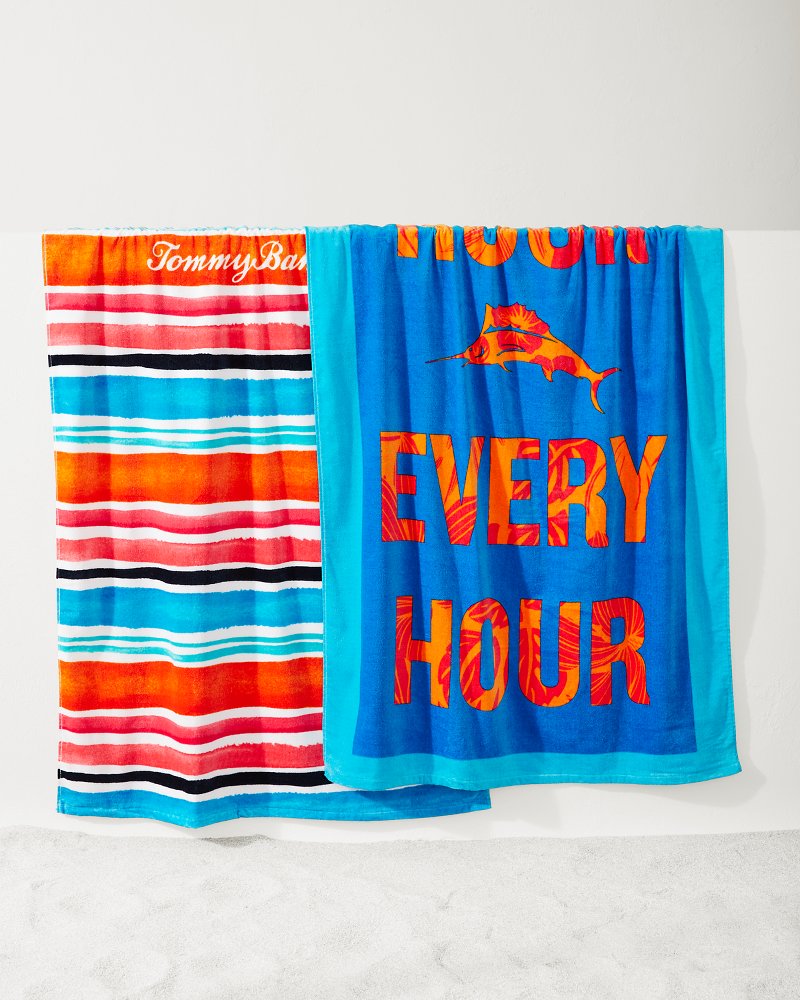 Tommy Bahama | Cape Coral & Happy Hour Beach Towels — Set of 2 / Multicolor
