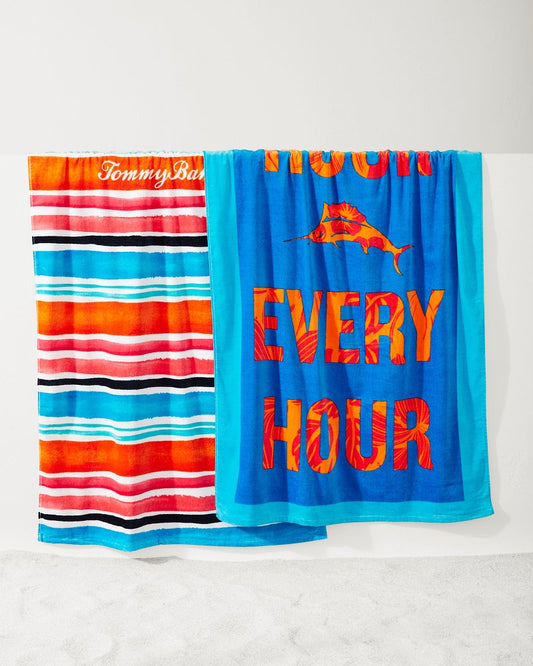 Tommy Bahama | Cape Coral & Happy Hour Beach Towels — Set of 2 / Multicolor