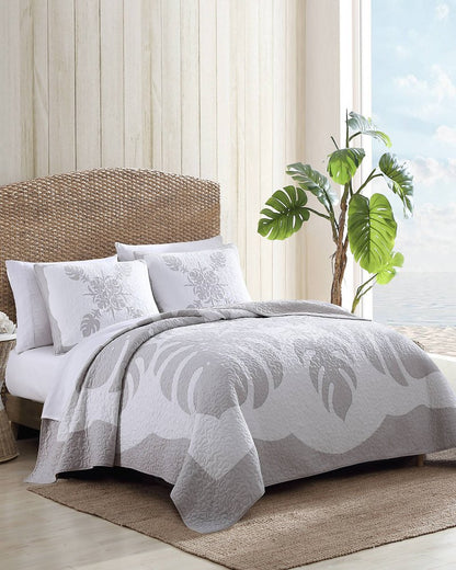 Tommy Bahama | Molokai King Quilt / Grey