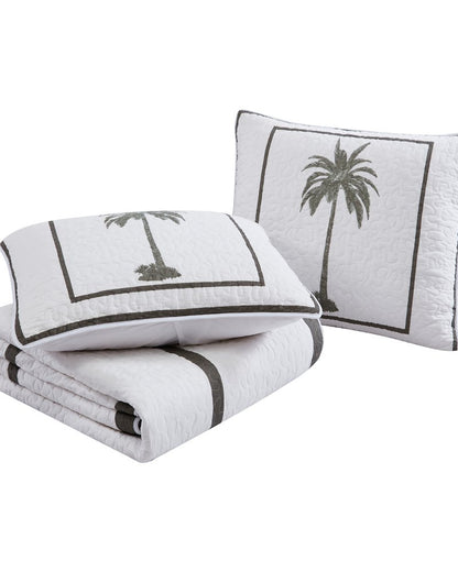 Tommy Bahama | Palm Island King Quilted King Sham / Grey