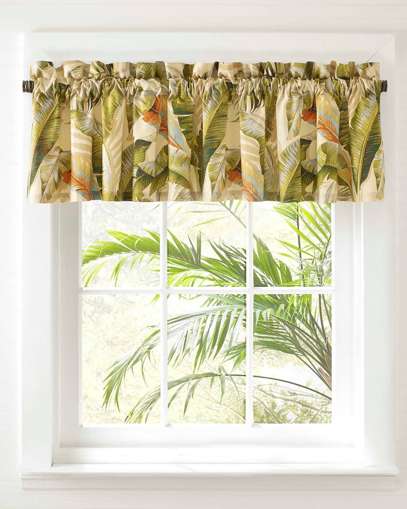 Tommy Bahama | Palmiers Window Valance / Green