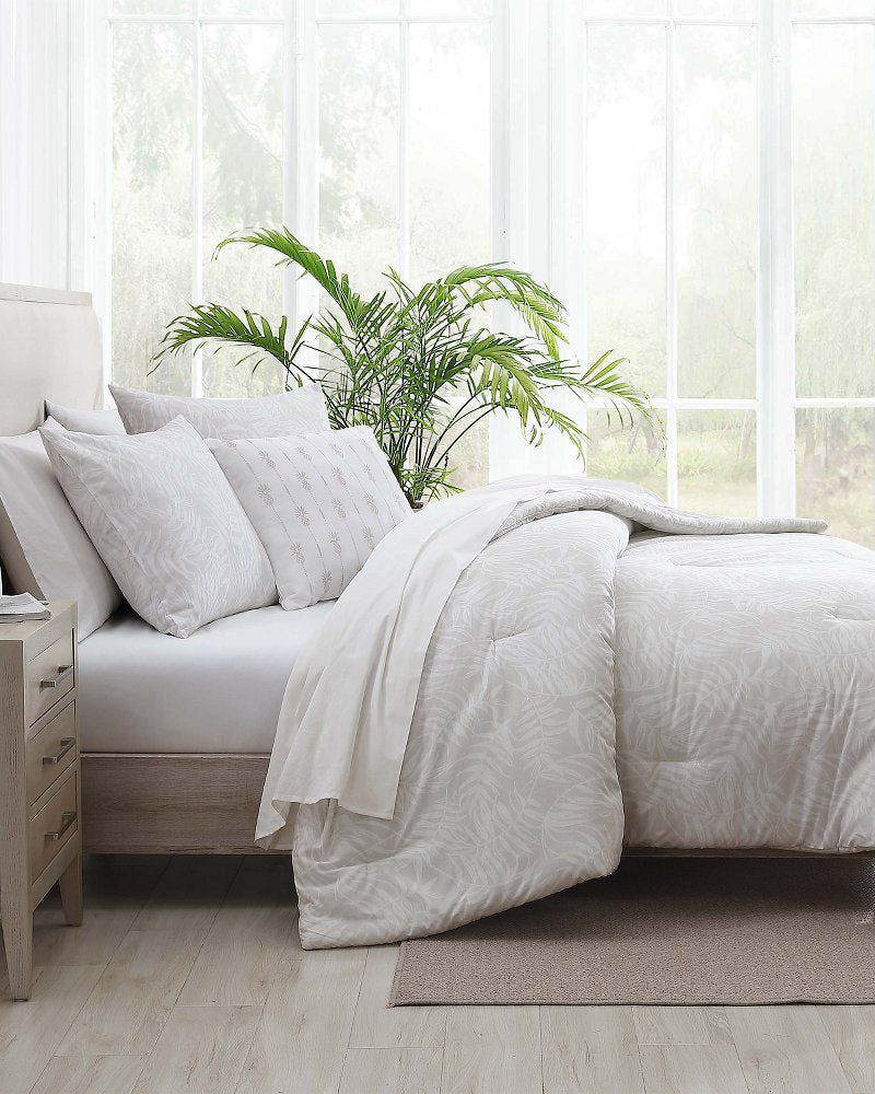 Tommy Bahama | Art Of Palms 8-Piece King Bed Set / Beige
