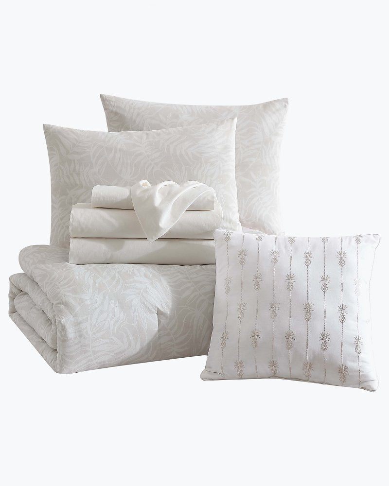 Tommy Bahama | Art Of Palms 8-Piece King Bed Set / Beige