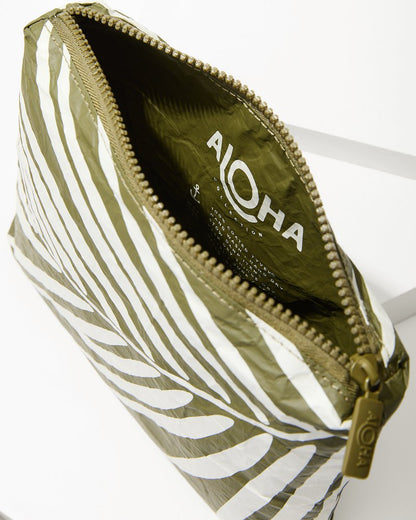 Tommy Bahama | Aloha Collection Shade Small Pouch / Creme/Olive