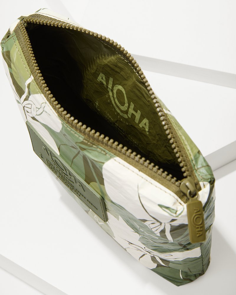 Tommy Bahama | Aloha Collection Ginger Camo Small Pouch / Scope/Olive