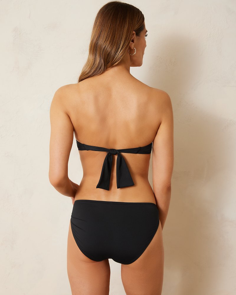 Tommy Bahama | Pearl Bandeau Bikini Top / Black