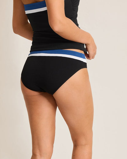 Tommy Bahama | Island Cays Colorblock Hipster Bikini Bottoms / Indigo Tide