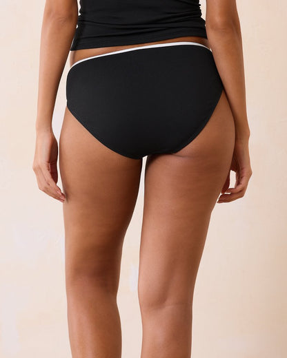 Tommy Bahama | Island Cays Cabana High-Waist Bikini Bottoms / Black