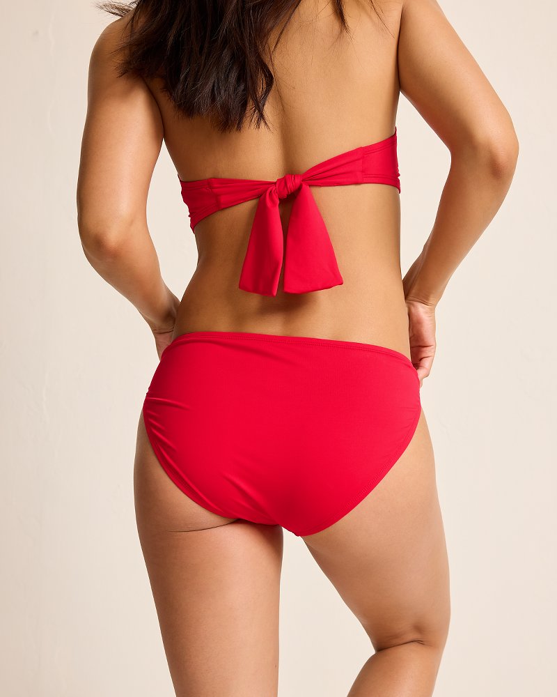 Tommy Bahama | Pearl Hipster Bikini Bottoms / Red Hibiscus