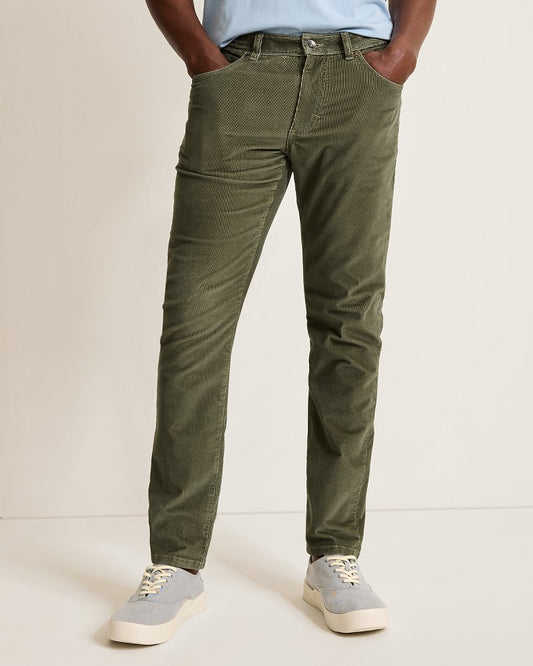 Tommy Bahama | Sea Coast Corduroy 5-Pocket Pants / Beetle Green