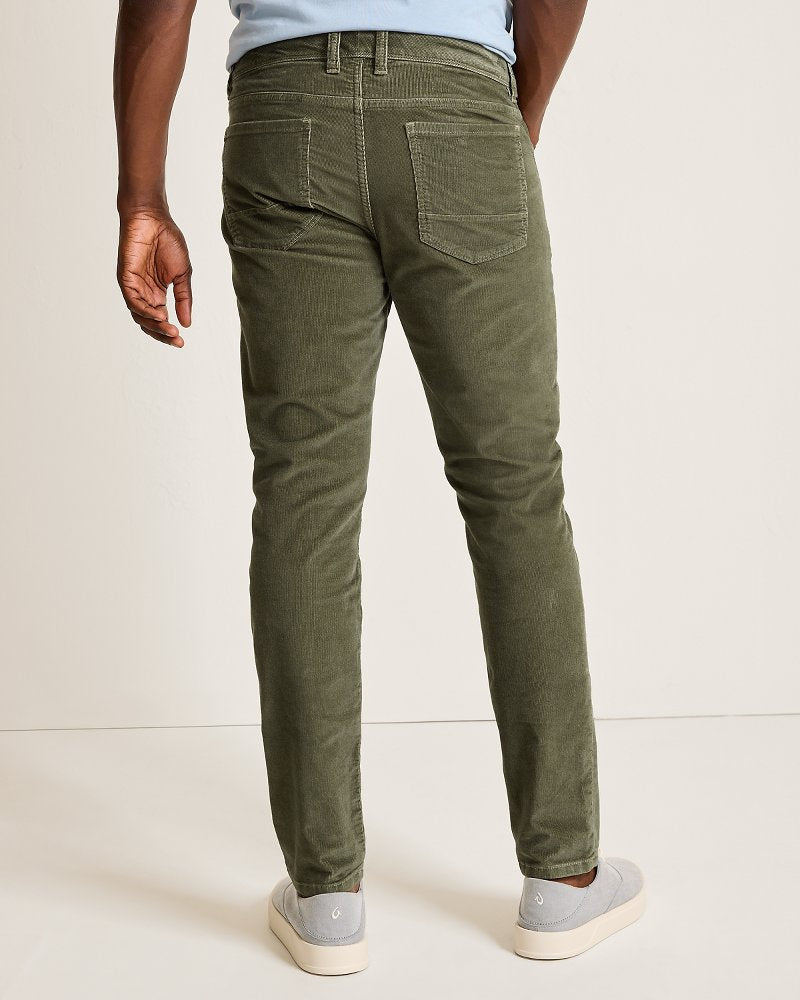 Tommy Bahama | Sea Coast Corduroy 5-Pocket Pants / Beetle Green