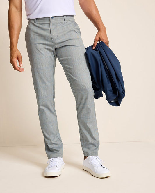 Tommy Bahama | On Par Island Driver Flat-Front IslandZone® Pants / Metallic Silver