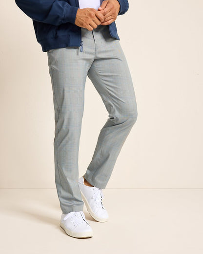 Tommy Bahama | On Par Island Driver Flat-Front IslandZone® Pants / Metallic Silver
