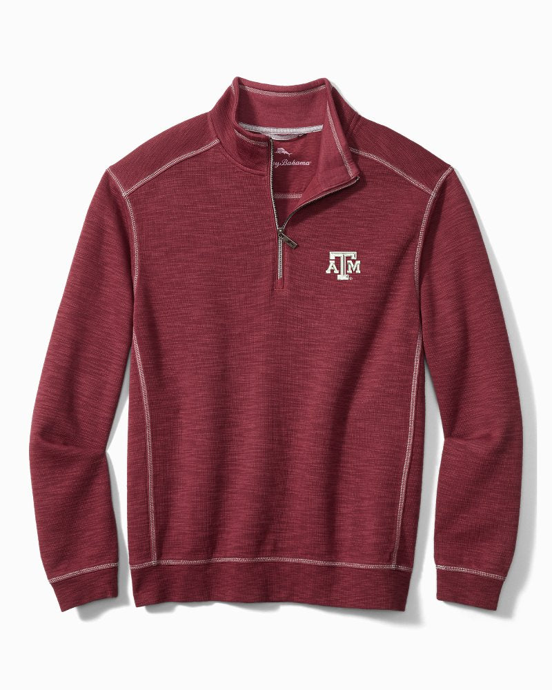 Tommy Bahama | Collegiate Tobago Bay Half-Zip Sweatshirt / texas_a&m